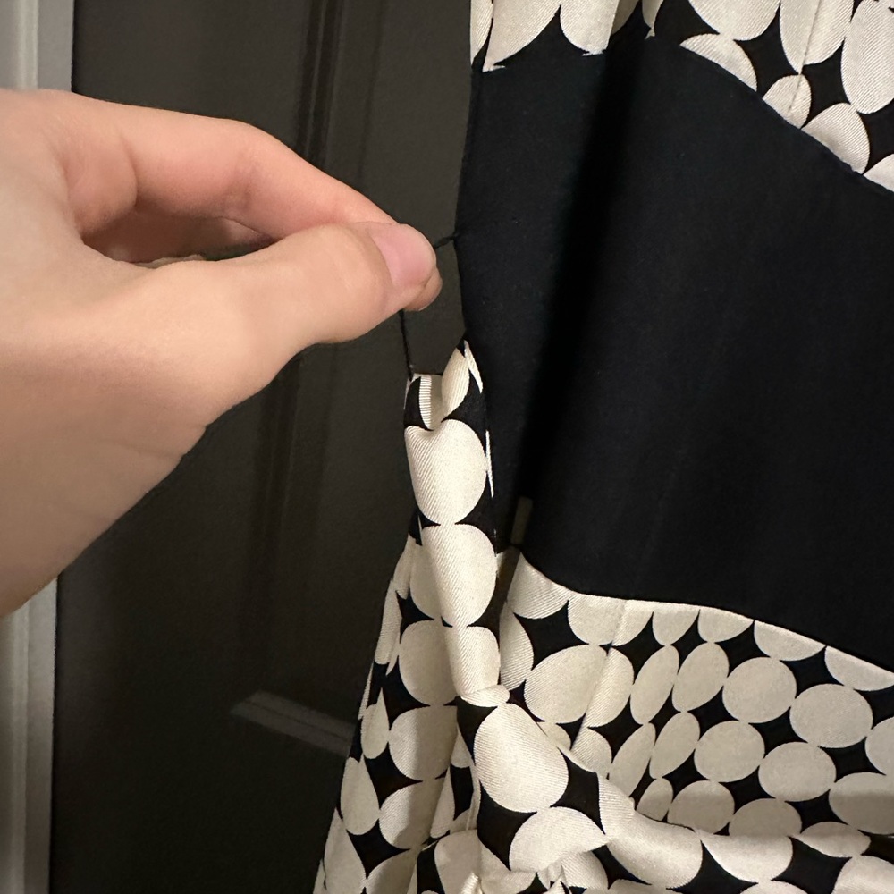 100% silk Talbots polka dot dress - Picture 4 of 9